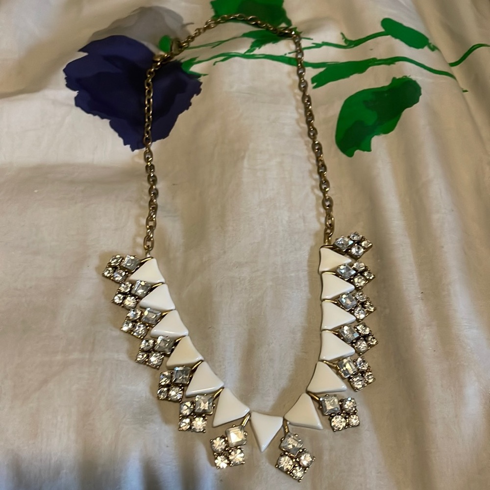 Jcrew white necklace